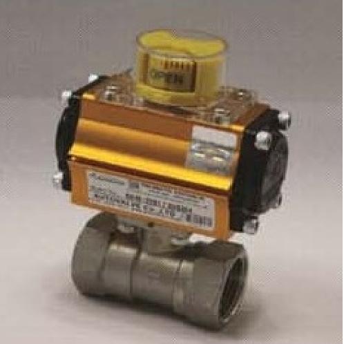 Single Pneumatic automatic 1Piece Ball valve